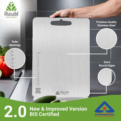 Stainless Steel Chopping Board for Kitchen