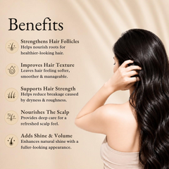 Herbal Hair Oil  | Semi-Filtered Formula with Rosemary, Bhringraj, Amla, Hibiscus, Kalonji, Argan & Jojoba Oils | 200ml