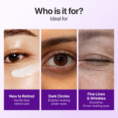 Numbuzin No.9 NAD+ Retinol Eye Cream for wrinkles & fine lines 0.33 fl oz