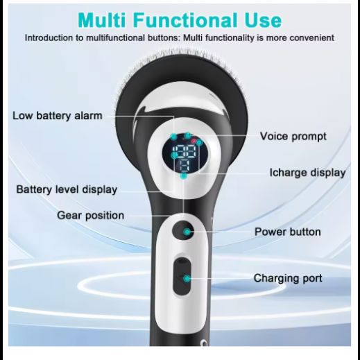 9-In-1 Multi-Function Electric Cleaning Brush Ⓢ