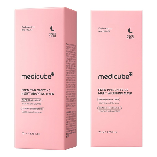 Medicube Wrapping Mask PDRN Caffeine Overnight Peel Off Facial Mask
